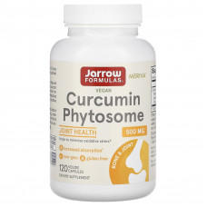 Фітосоми куркуміну, Curcumin Phytosome, Jarrow Formulas, 500 мг, 120 рослинних капсул
