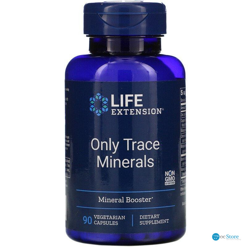 Мікроелементи, Minerals, Life Extension, 90 капсул