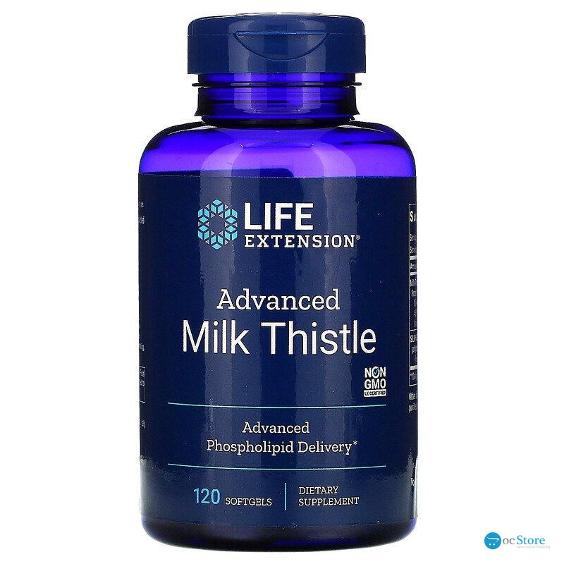 Розторопша, Milk Thistle, Life Extension, 120 капсул