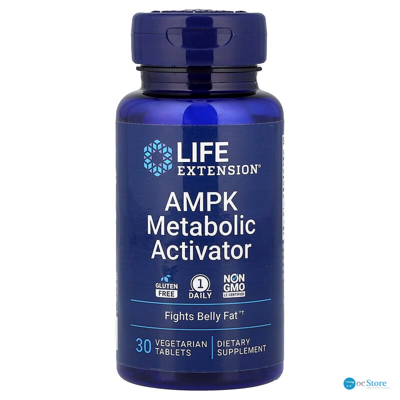 Активатор метаболізму AMPK, Metabolic Activator, Life Extension, 30 вегетаріанських таблеток