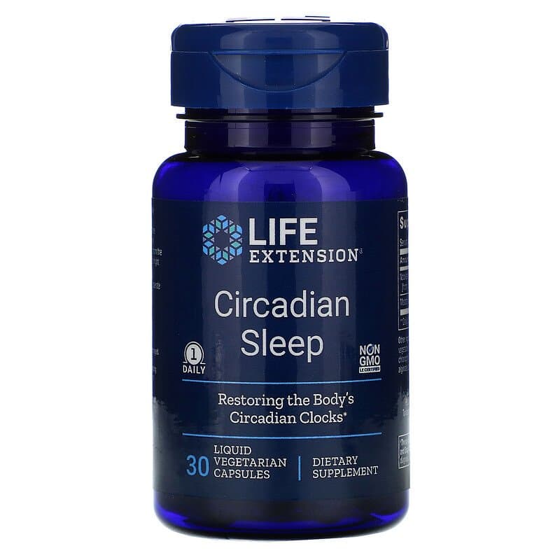 Формула для сну, Circadian Sleep, Life Extension, 30 кап.