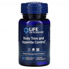 Зниження ваги та контроль апетиту, Body Trim and Appetite Control, Life Extension, 30 вегетаріанських капсул