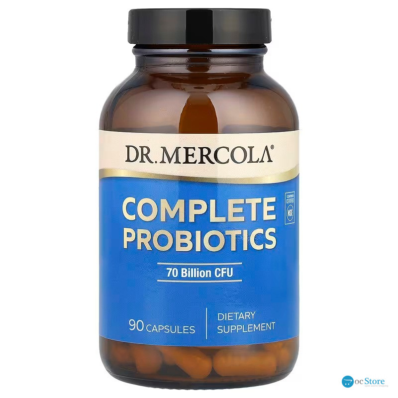 Пробіотики, комплекс, Complete Probiotics, Dr. Mercola, 70 млрд КОЕ, 90 капсул