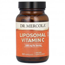 Ліпосомальний вітамін С, Liposomal Vitamin C, Dr. Mercola, 60 капсул (500 мг у капсулі)