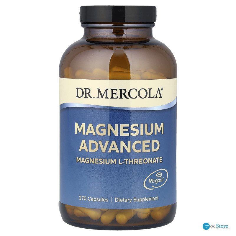 Магній L-треонат, Magnesium Advanced, Dr. Mercola, 270 капсул