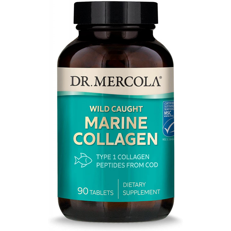 Морський колаген, Marine Collagen, Dr. Mercola, 90 таблеток