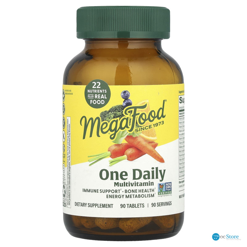 Мультивітаміни, One Daily, MegaFood, 1 в день, 90 таблеток