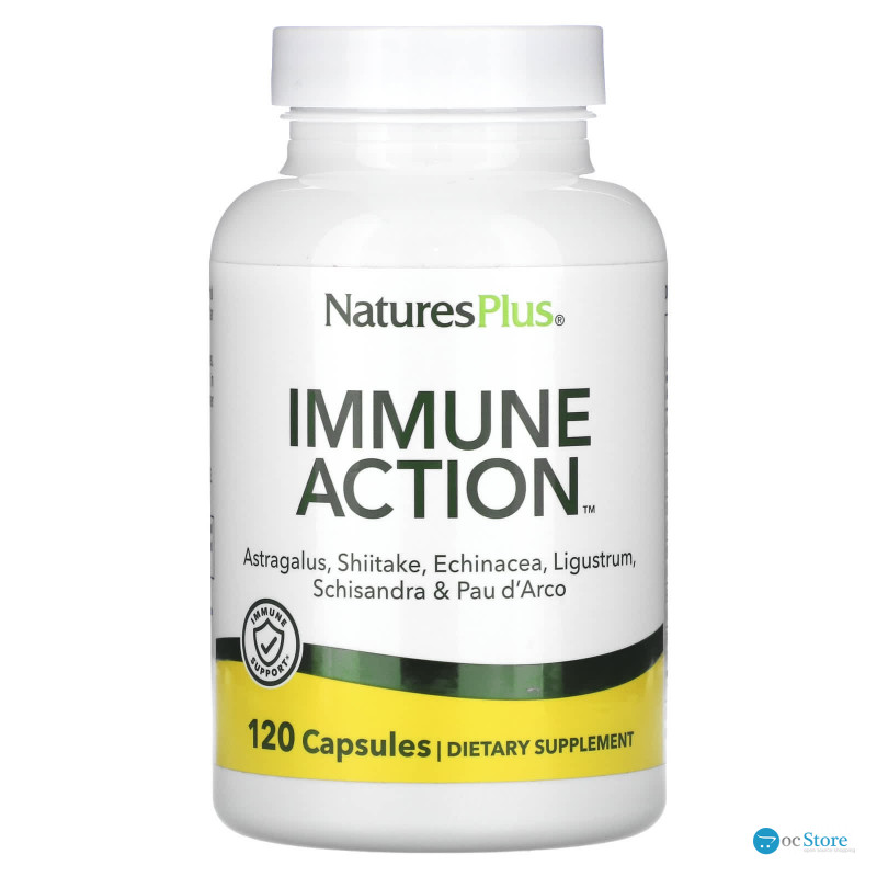 Імуностимулятор (Immune Action), Nature's Plus, 120 капсул