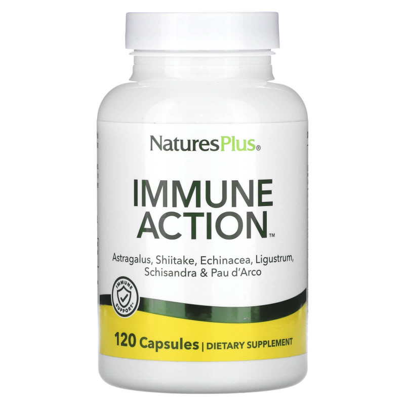 Імуностимулятор (Immune Action), Nature's Plus, 120 капсул