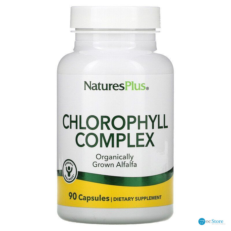 Хлорофіл, Chlorophyll, Nature's Plus, комплекс, 90 капсул.