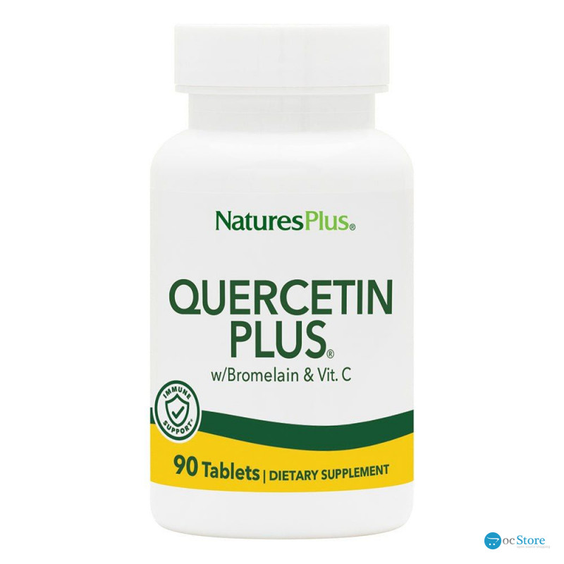 Кверцетин, Quercetin Plus, Nature's Plus, 90 таблеток