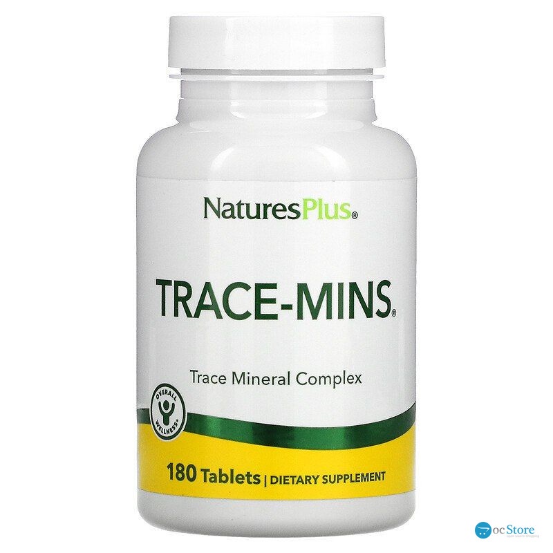 Мультимінерали, Trace-Mins, Nature's Plus, 180 таблеток