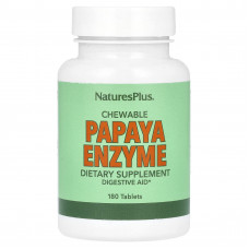 Фермент папайї, Papaya Enzyme, Nature's Plus, 180 жувальних таблеток