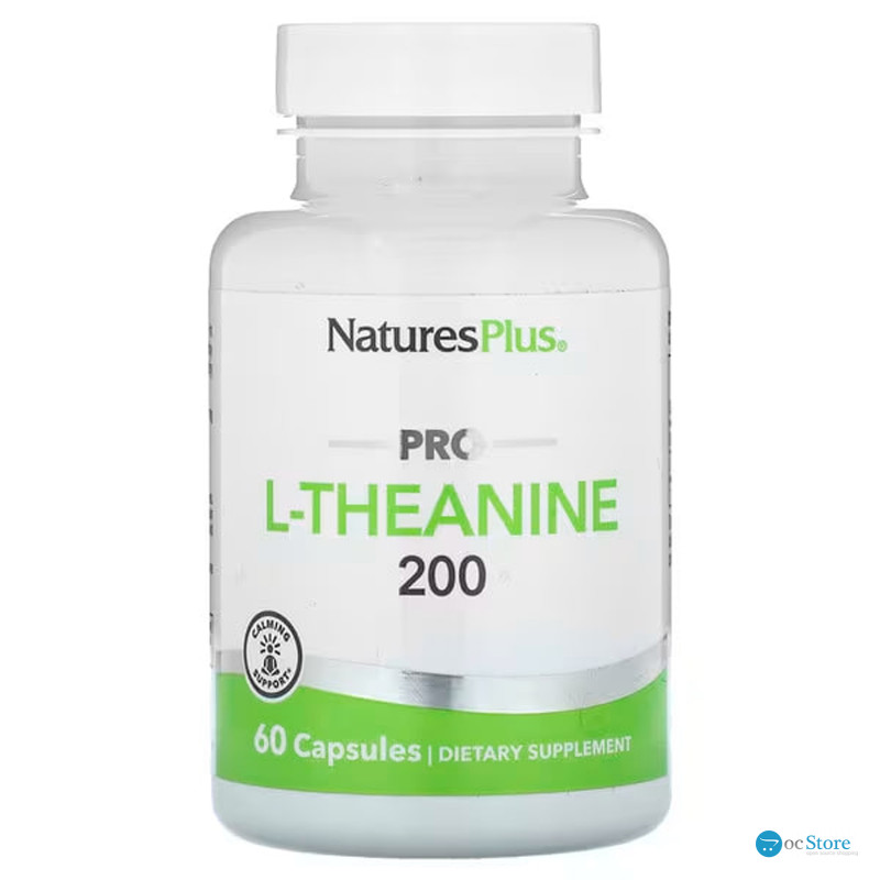 L-теанін Про 200, Pro L-Theanine, Nature's Plus, 200 мг, 60 капсул