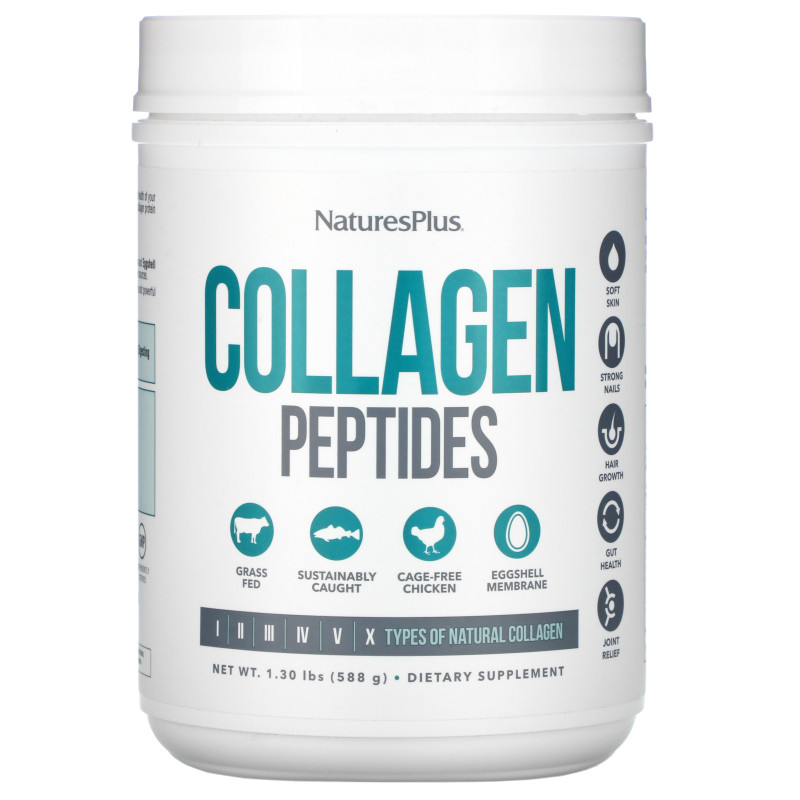 Колагенові пептиди, Collagen Peptides, Nature's Plus, 588 г