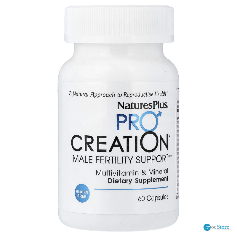 Репродуктивне здоров'я чоловіків, Procreation, Nature's Plus, 60 капсул