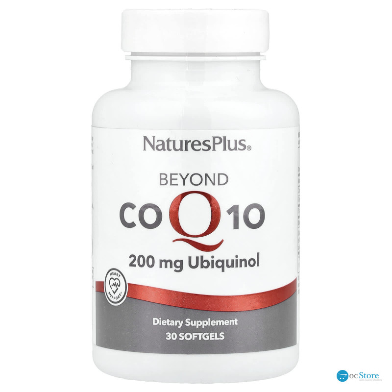 Коензим Q10, Beyond CoQ10, NaturesPlus, убіхінол, 200 мг, 30 гелевих капсул