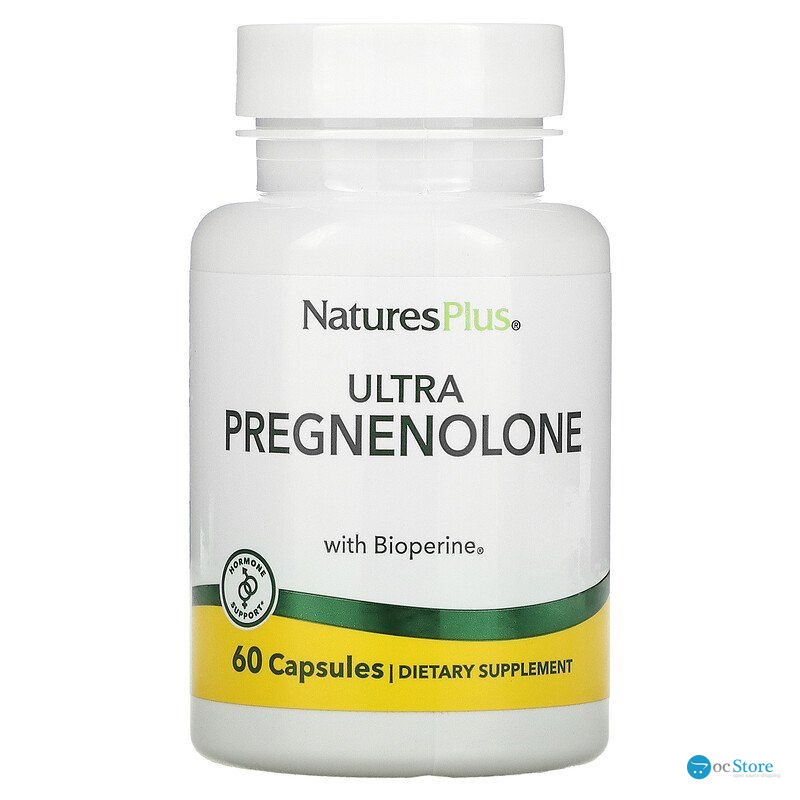 Прегненолон Ультра, Ultra Pregnenolone, Nature's Plus, 60 капсул
