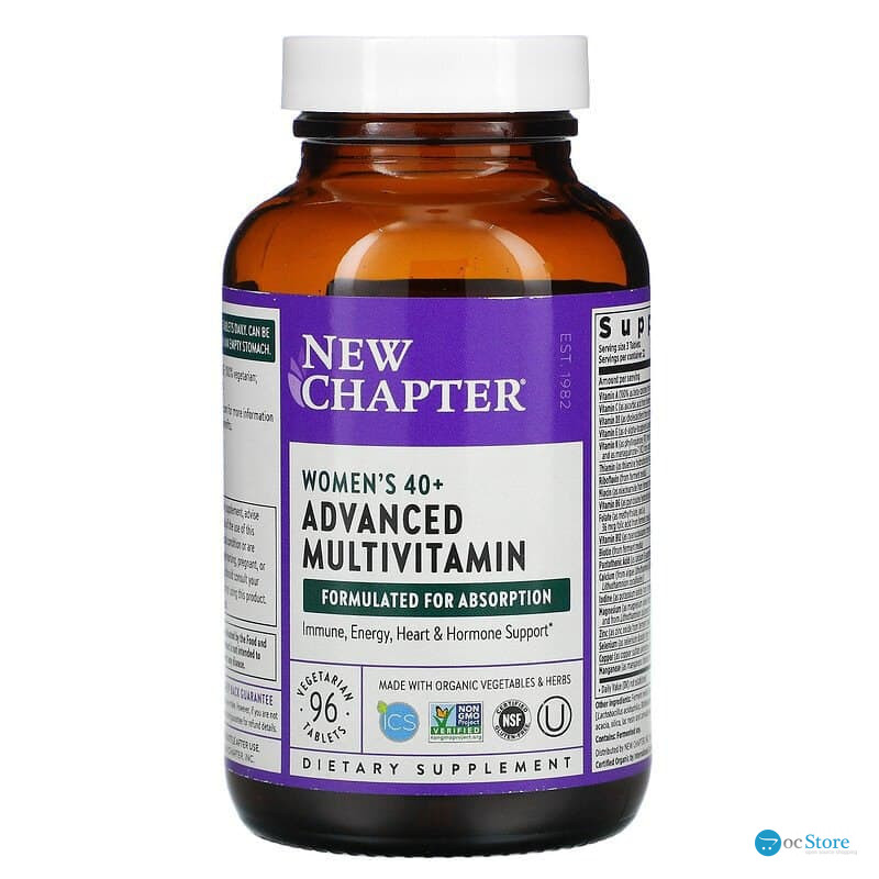 Мультивітаміни для жінок II 40+, Woman II Multivitamin, New Chapter, 96 таблеток