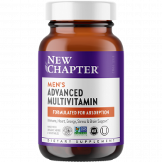 Щоденні вітаміни для чоловіків, Men's Advanced Multivitamin, New Chapter, 48 вегетаріанських таблеток