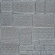 Самоклеюча декоративна 3D панель Камінь срібло 700х700х6мм (153) SW-00000187