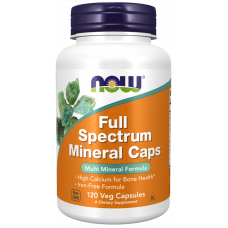 Мультимінерали, Full Spectrum Mineral Caps, Now Foods, 120 вегетаріанських капсул
