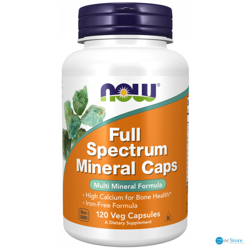 Мультимінерали, Full Spectrum Mineral Caps, Now Foods, 120 вегетаріанських капсул