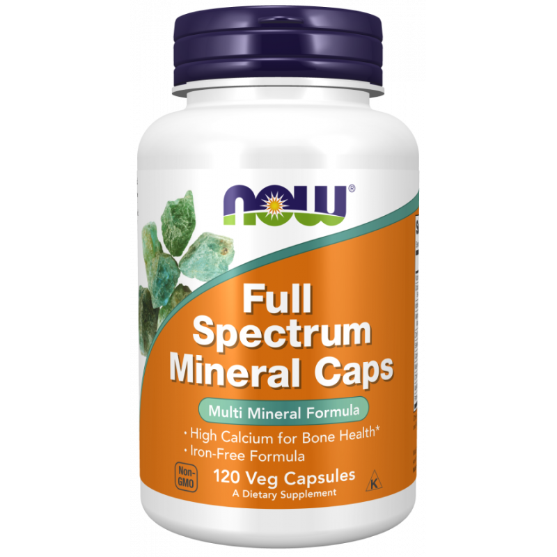 Мультимінерали, Full Spectrum Mineral Caps, Now Foods, 120 вегетаріанських капсул