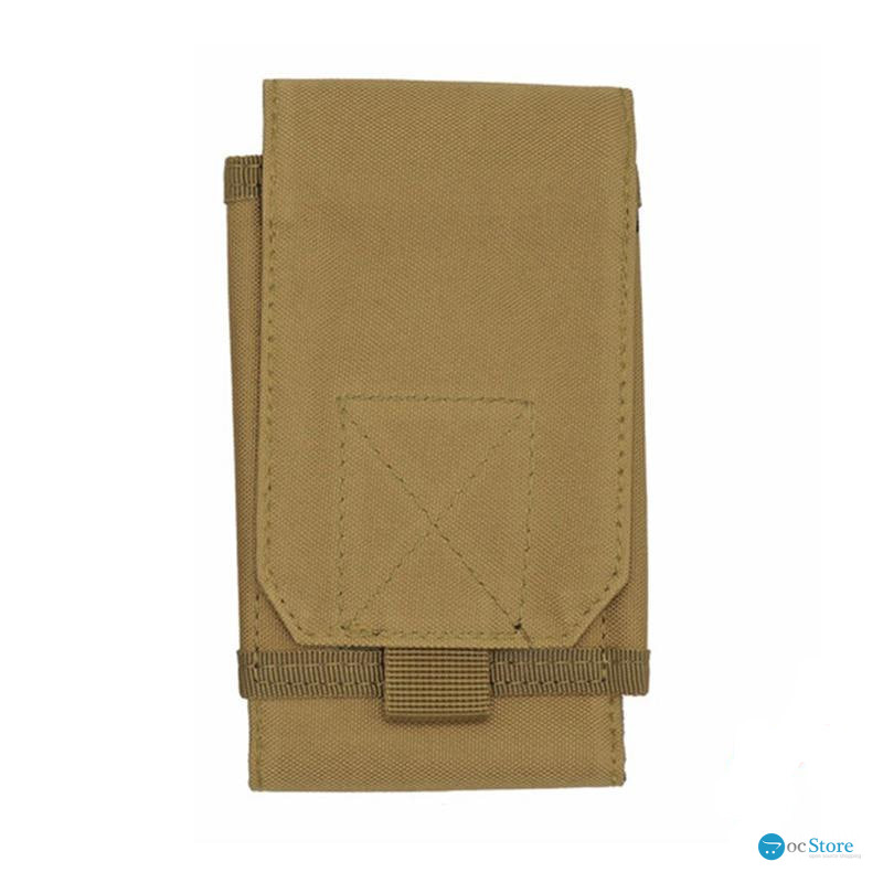 Чохол поясний на липучці 33x10см khaki, кордура, кріплення MOLLE