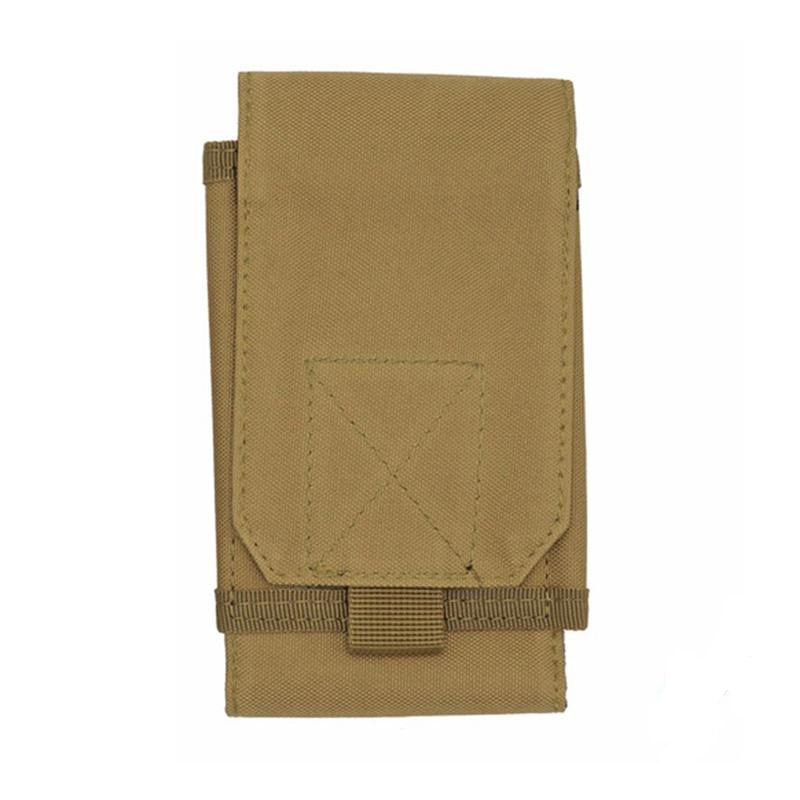 Чохол поясний на липучці 33x10см khaki, кордура, кріплення MOLLE