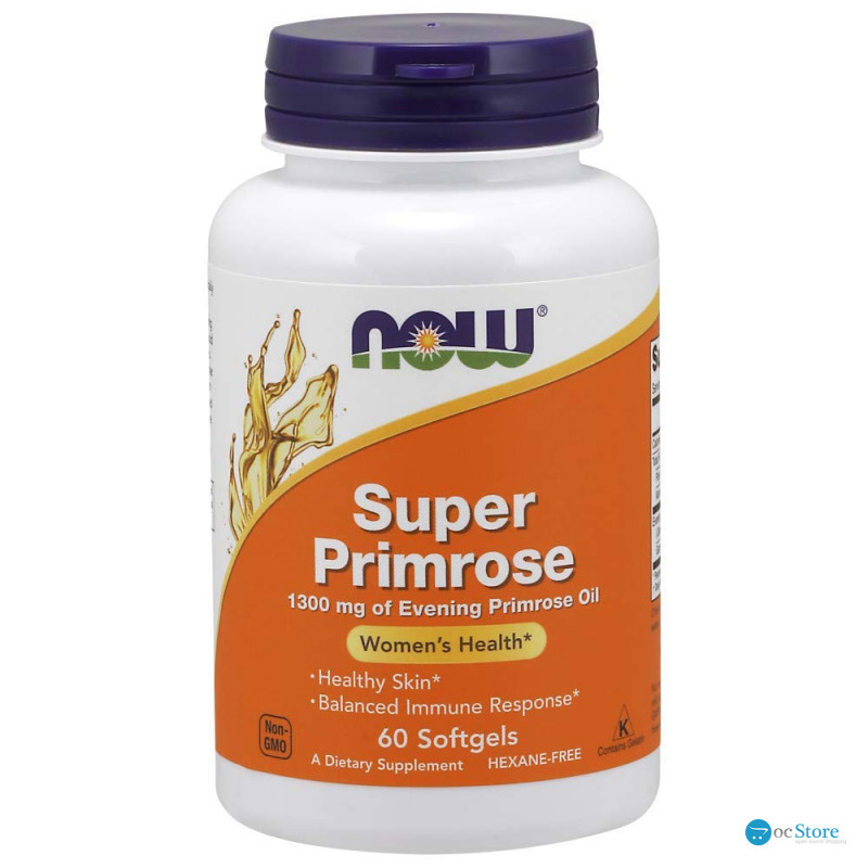 Олія вечірньої примули, Super Primrose, Now Foods, 1300 мг, 60 капсул