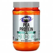 Гороховий протеїн, Pea Protein, Now Foods, Sports, без смаку, 340 г