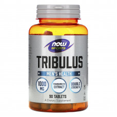 Трибулус, Tribulus, Now Foods, Sports, 1000 мг, 90 таблеток
