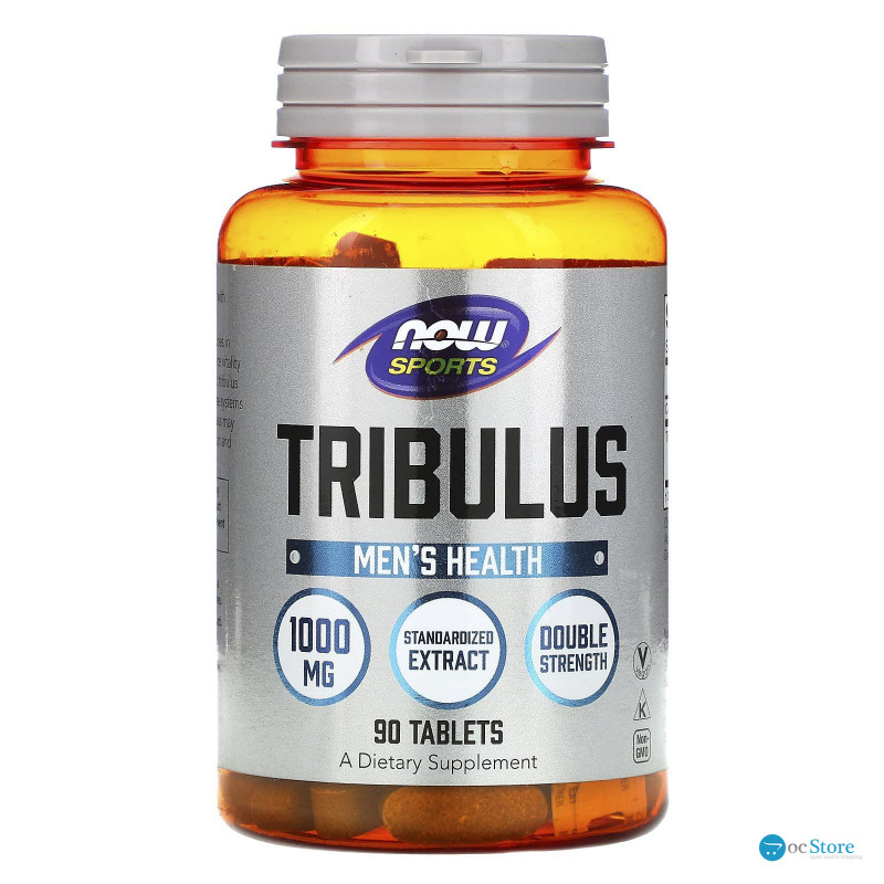 Трибулус, Tribulus, Now Foods, Sports, 1000 мг, 90 таблеток