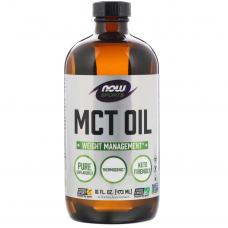 Масло МСТ для схуднення, MCT Oil, Now Foods, Sports, без смаку, 473 мл