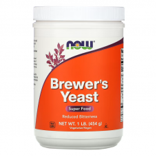 Пивні дріжджі, Brewer's Yeast, Now Foods, Super Food, 454 гр.