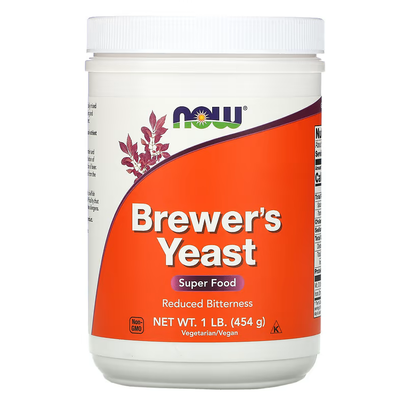 Пивні дріжджі, Brewer's Yeast, Now Foods, Super Food, 454 гр.