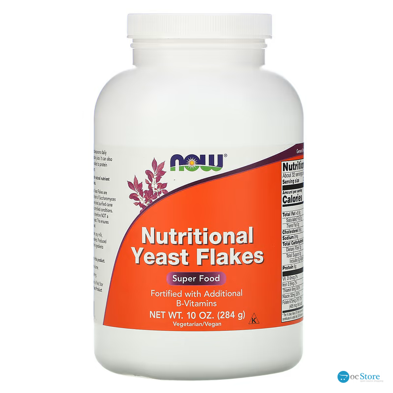 Харчові дріжджі (пластівці), Nutritional Yeast, Now Foods, 284 гр