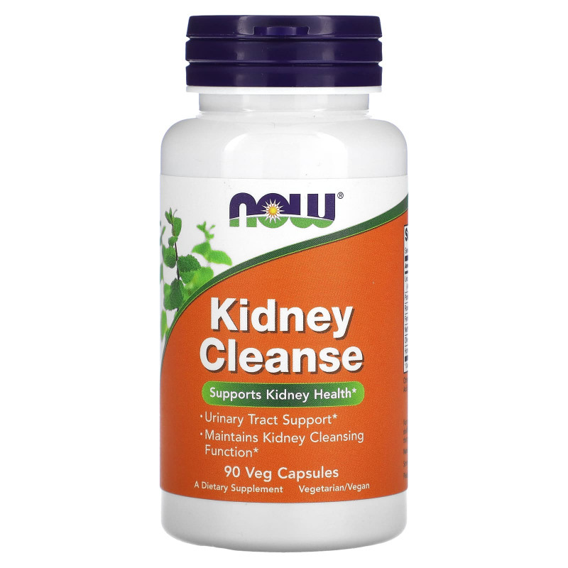 Очищення нирок і сечового міхура, Kidney Cleanse, Now Foods, 90 вегетаріанських капсул