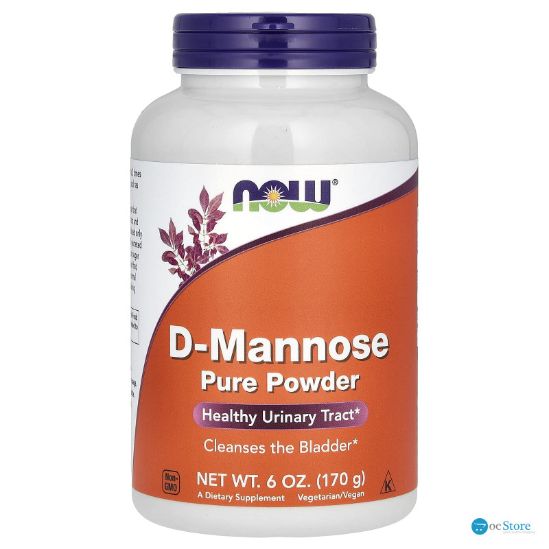 D-манноза, D-Mannose, Now Foods, чистий порошок, 170 г