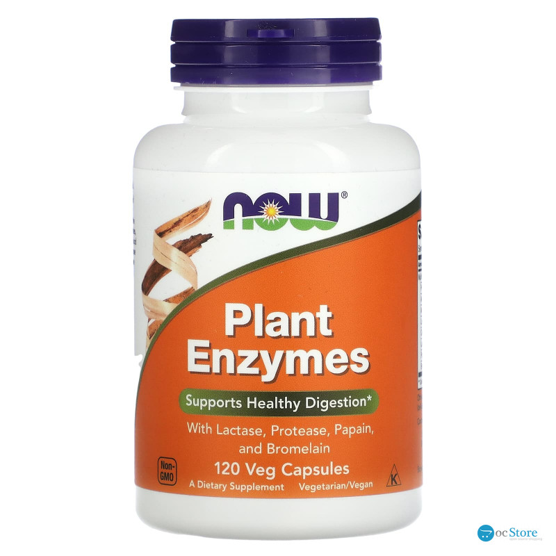 Ензими, Plant Enzymes, Now Foods, ферменти, 120 капсул