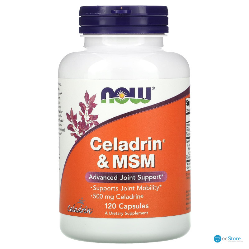 Целадрин і МСМ, Celadrin & MSM, Now Foods, 120 капсул