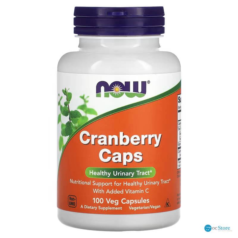 Журавлина в капсулах, Cranberry, Now Foods, 100 вегетаріанських капсул