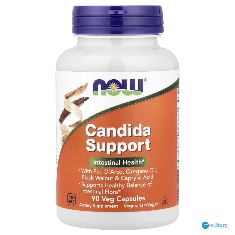 Протикандидний засіб, Candida Support, Now Foods, 90 вегетаріанських капсул