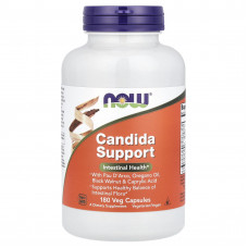 Протикандидний засіб, Candida Support, Now Foods, 180 вегетаріанських капсул