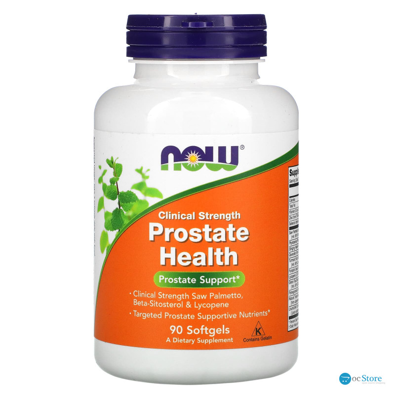 Підтримка простати, Clinical Strength Prostate Health, Now Foods, 90 гелевих капсул