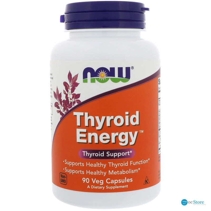 Для щитовидної залози, Thyroid Support, Now Foods, 90 вегетаріанских капсул