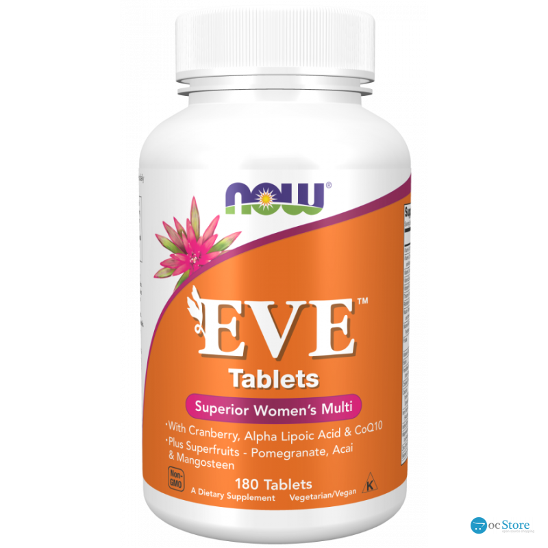 Вітаміни для жінок Єва, Eve, Women's Multi, Now Foods, чудовий комплекс, 180 таблеток