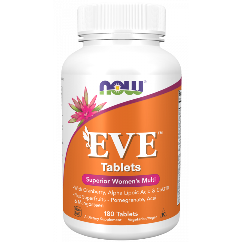 Вітаміни для жінок Єва, Eve, Women's Multi, Now Foods, чудовий комплекс, 180 таблеток