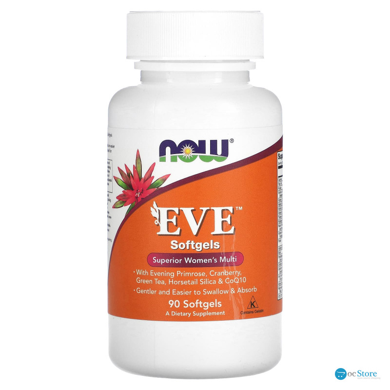 Вітаміни для жінок, EVE Women's Multi, Now Foods, чудовий комплекс, 90 капсул